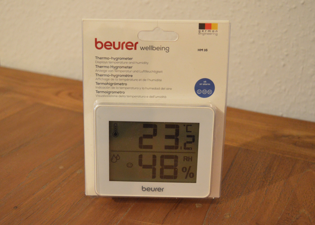 Beurer HM16 Thermo-Hygrometer verpackt