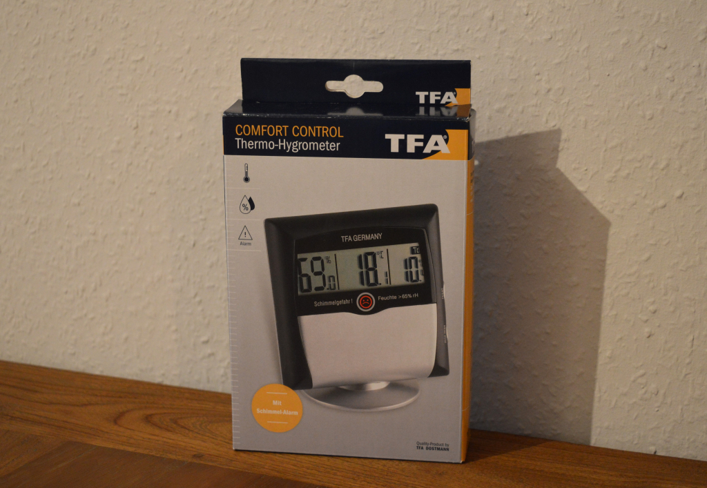 TFA Dostmann Comfort Control Thermo-Hygrometer Karton