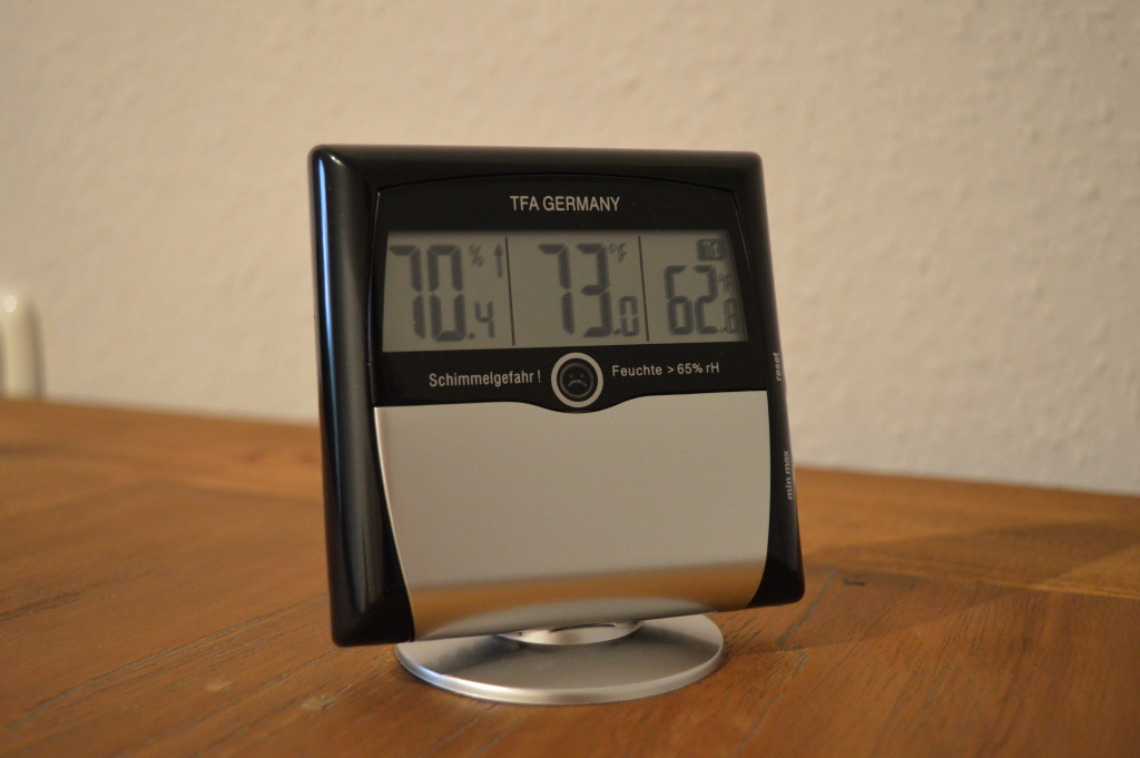 TFA Dostmann Comfort Control Thermo-Hygrometer Anzeige in Fahrenheit