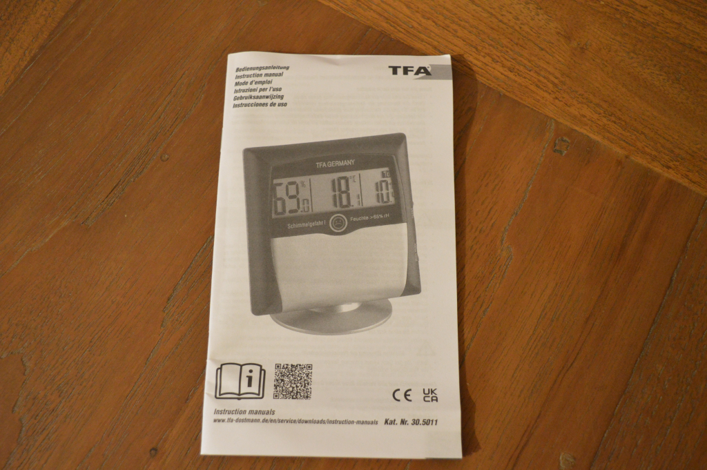 TFA Dostmann Comfort Control Thermo-Hygrometer Bedienungsanleitung