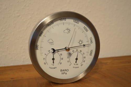 GardenMate Hygrometer-Barometer Ansicht Vorne