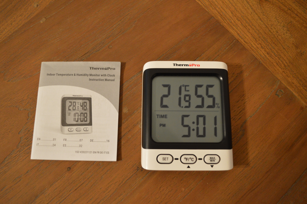 ThermoPro TP152 Thermo-Hygrometer Lieferumfang