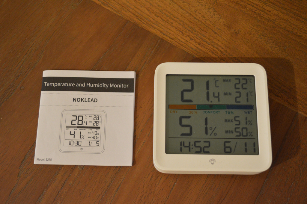 Noklead NK5275 Thermo-Hygrometer und Bedienungsanleitung